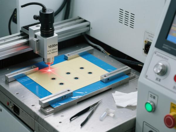 石墨烯導(dǎo)電膜飛秒激光微孔加工 (7)